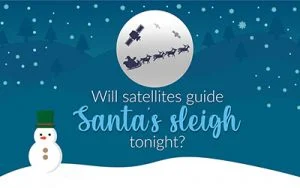 Will satellites guide Santa’s sleigh tonight?