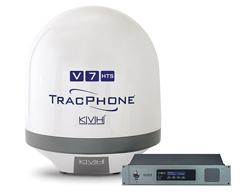 For maritime applications, the award-winning KVH TracPhone V7-HTS is hard to beat