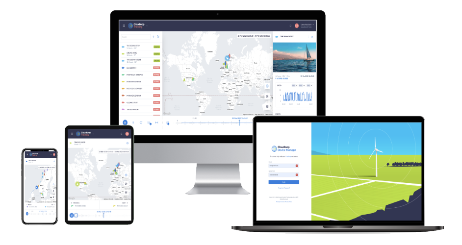 Cloudloop Tracking Screenshots