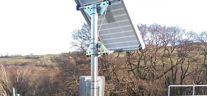 Satellite connectivity installation in remote area