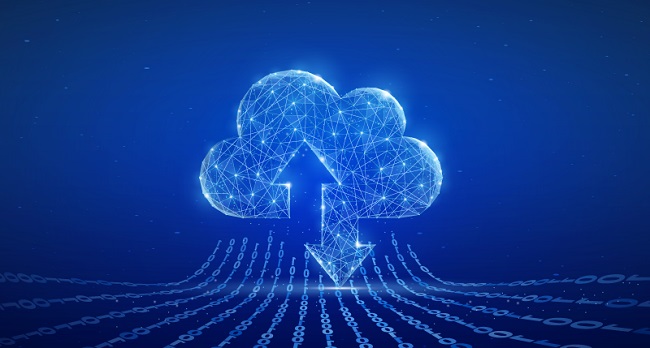 Visual representation of software update over the cloud