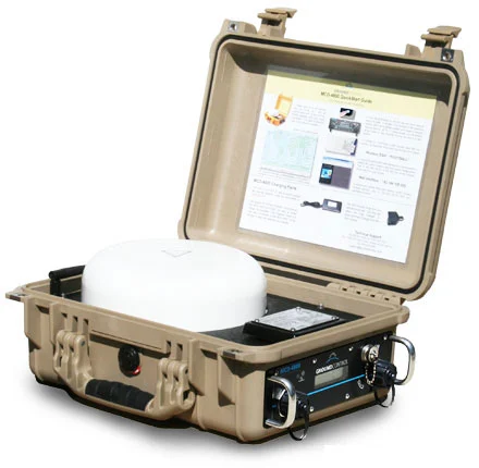 The MCD-4800 is a global, portable, BGAN internet hotspot for land and sea