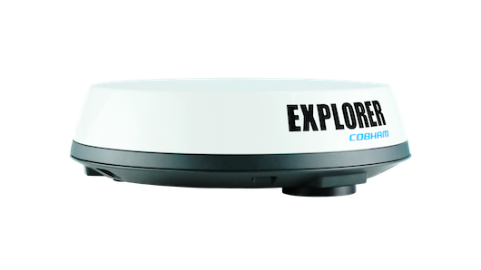 The Cobham Explorer 323 uses Inmarsat's BGAN M2M airtime, and is designed to be mobile