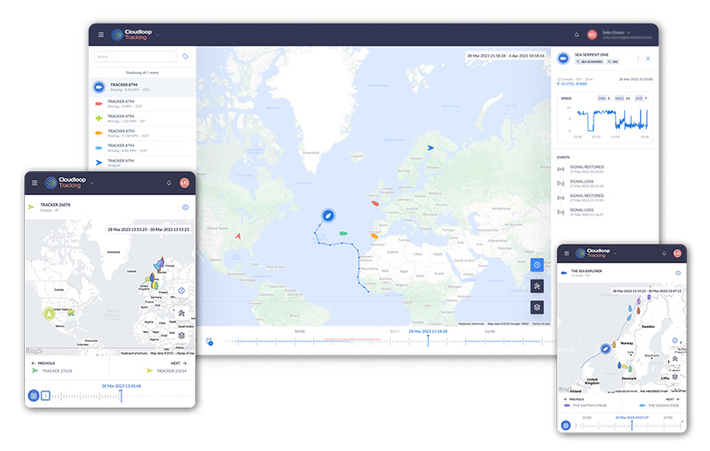 Cloudloop-Tracking-Screenshots
