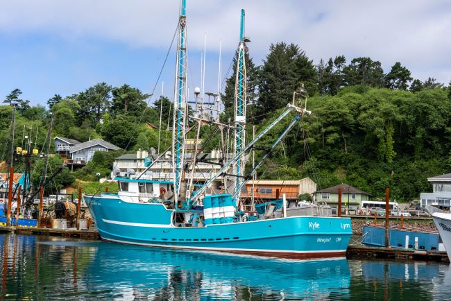 Fishing boat in dock