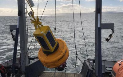 OSIL data buoy on vessel