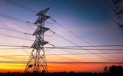 Black electric tower