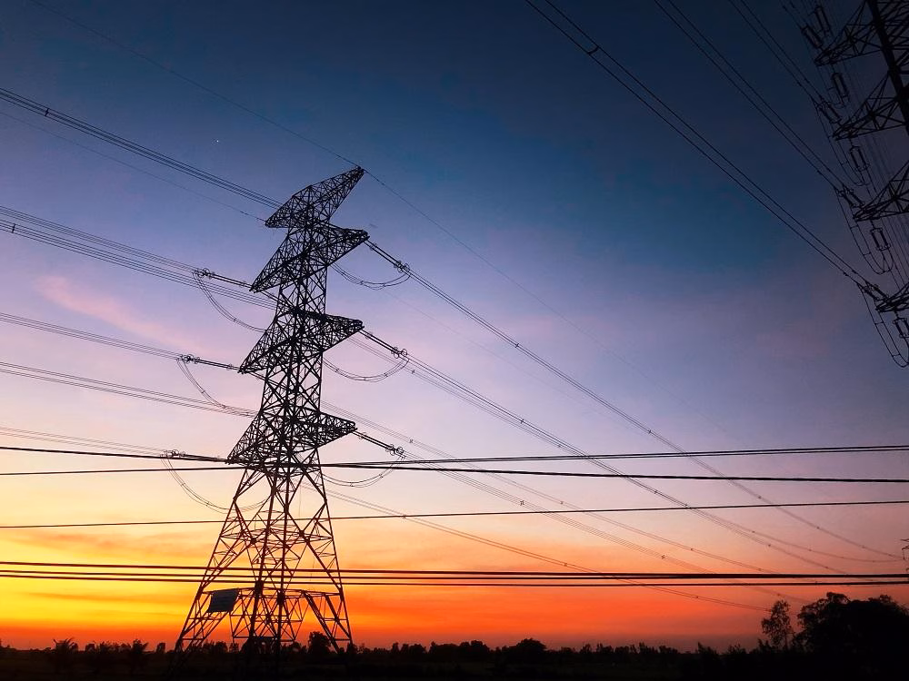 Black electric tower
