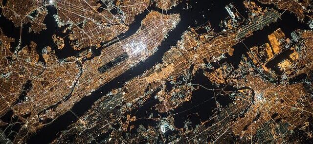 Nasa Cityscape Satellite View