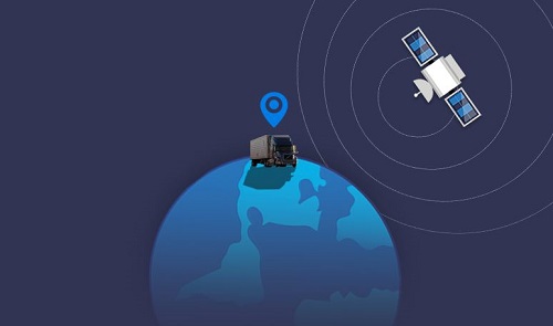 Satellite fleet vehicle tracking
