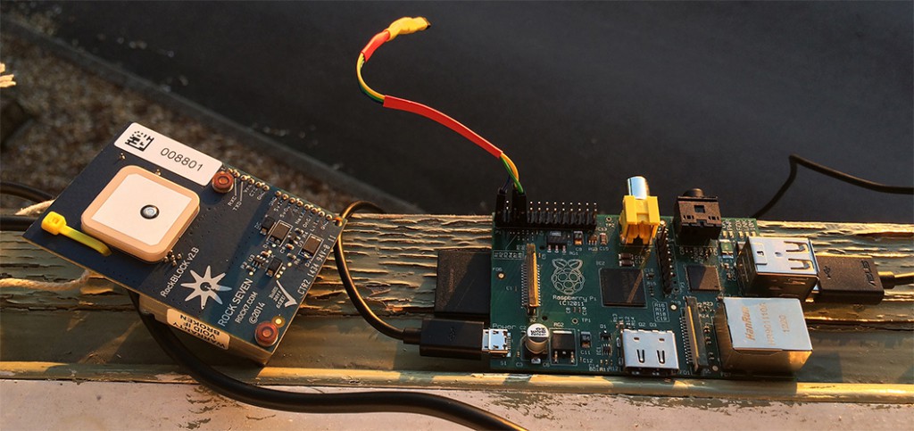 RockBLOCK being built into weather station