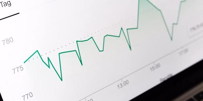 Green line data graph