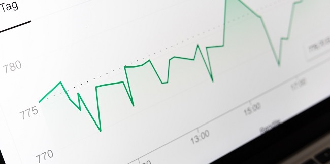 Green line data graph