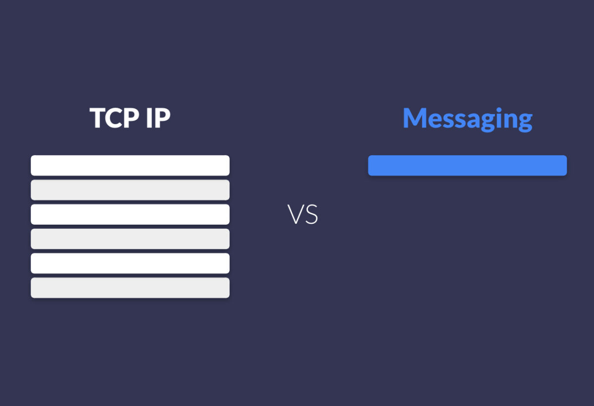 TCP IP vs Messaging