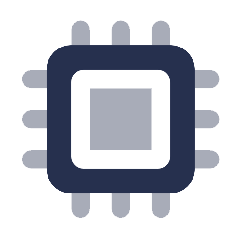 Microchip Icon Duotone