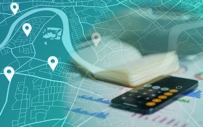 Calculator on paperwork