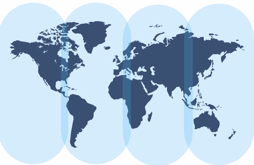 Iridium Coverage Map