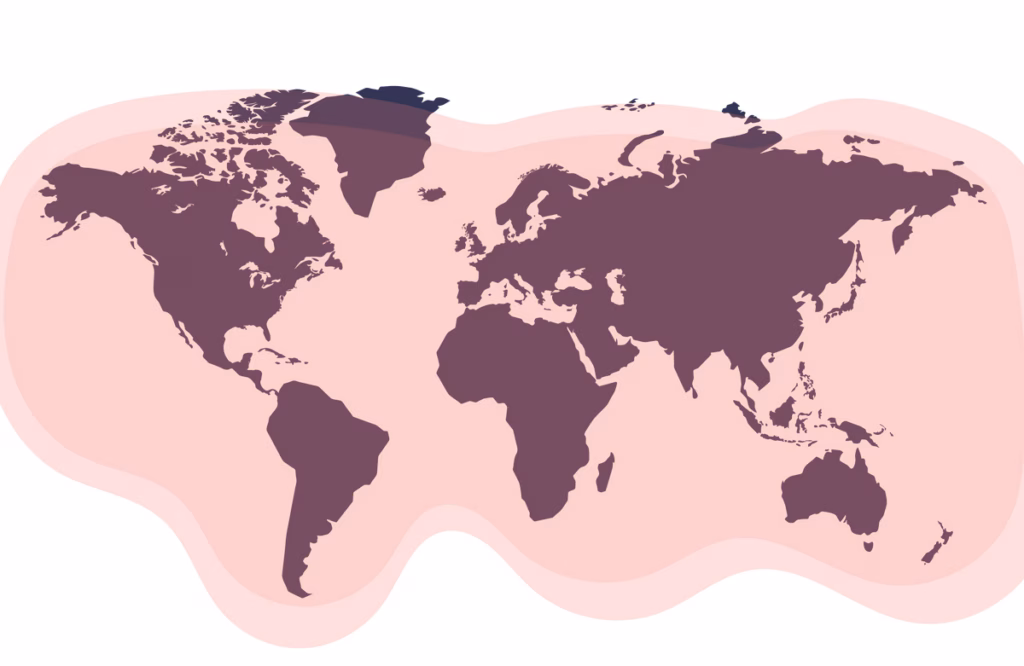 KuBand Coverage Map