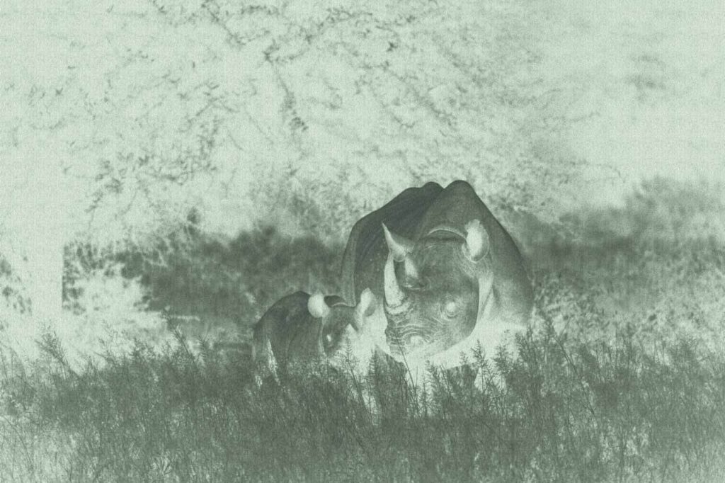 Ai camera of rhino