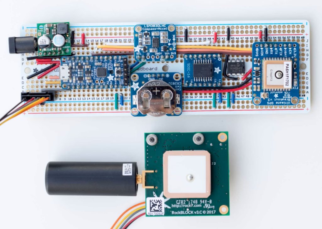 Cryologger Electronics and RockBLOCK