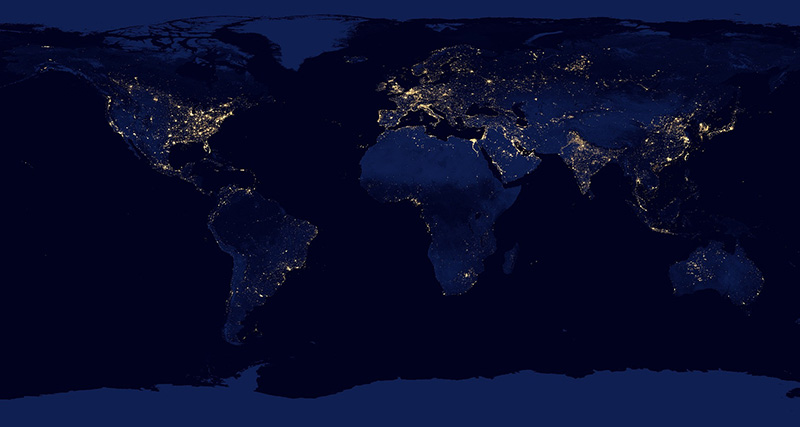 Earth viewed from Space