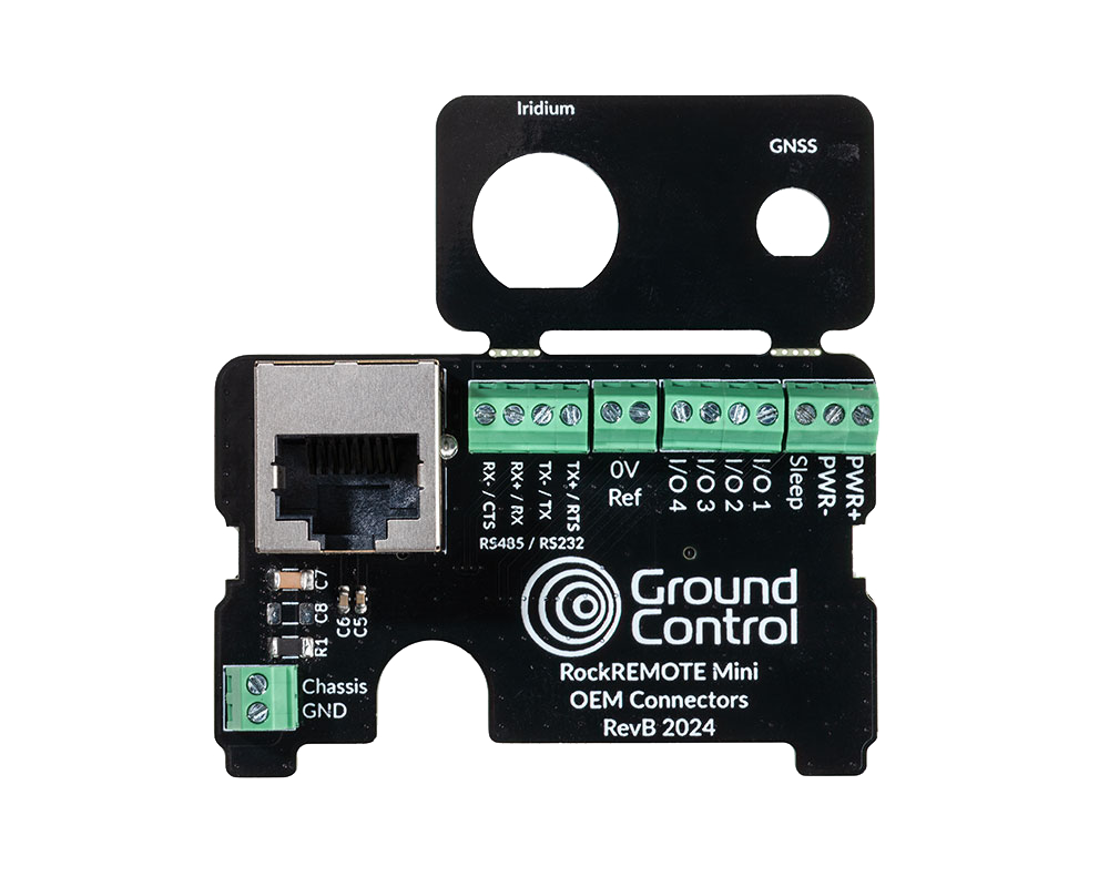 End cap view of RockREMOTE Mini OEM