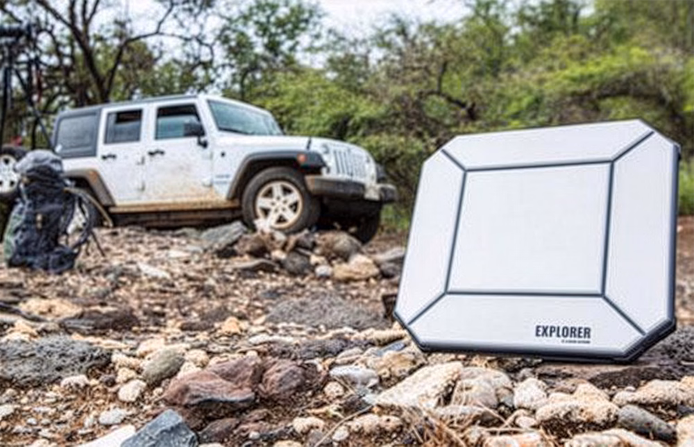 Explorer 510 BGAN Jeep