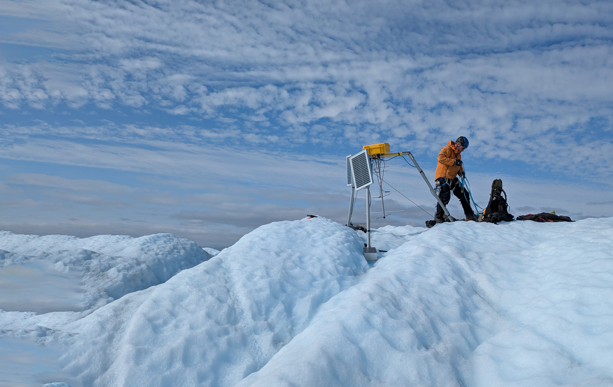 Home page banner - glacier monitoring