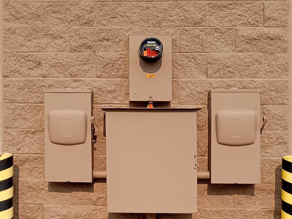 Industrial electricity meter