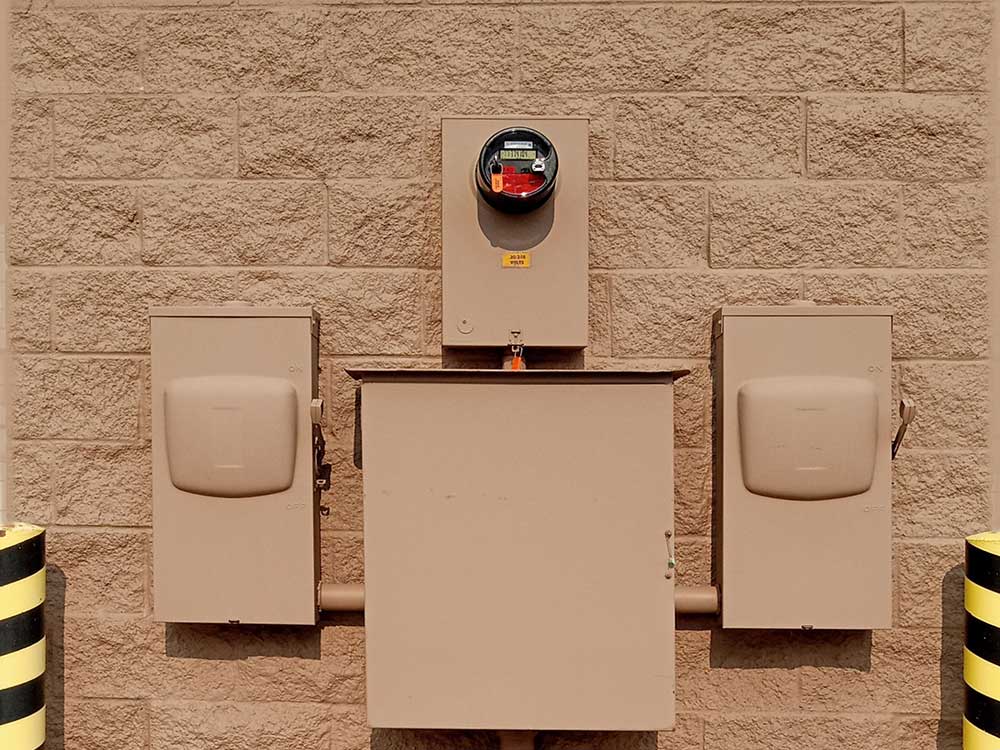 Industrial electricity meter