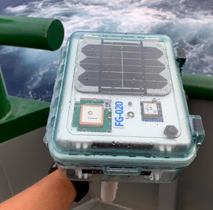 Launching 40GEO Data Buoy