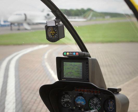 RockAIR in cockpit
