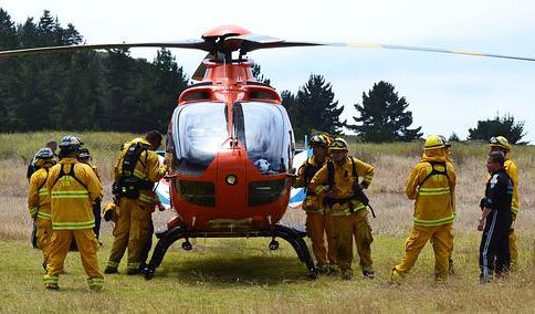 Search and rescue helicopter