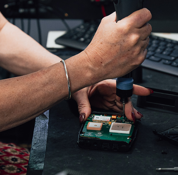 Thumbnail image of devices being assembled