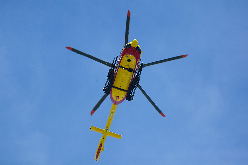 Search and rescue helicopter