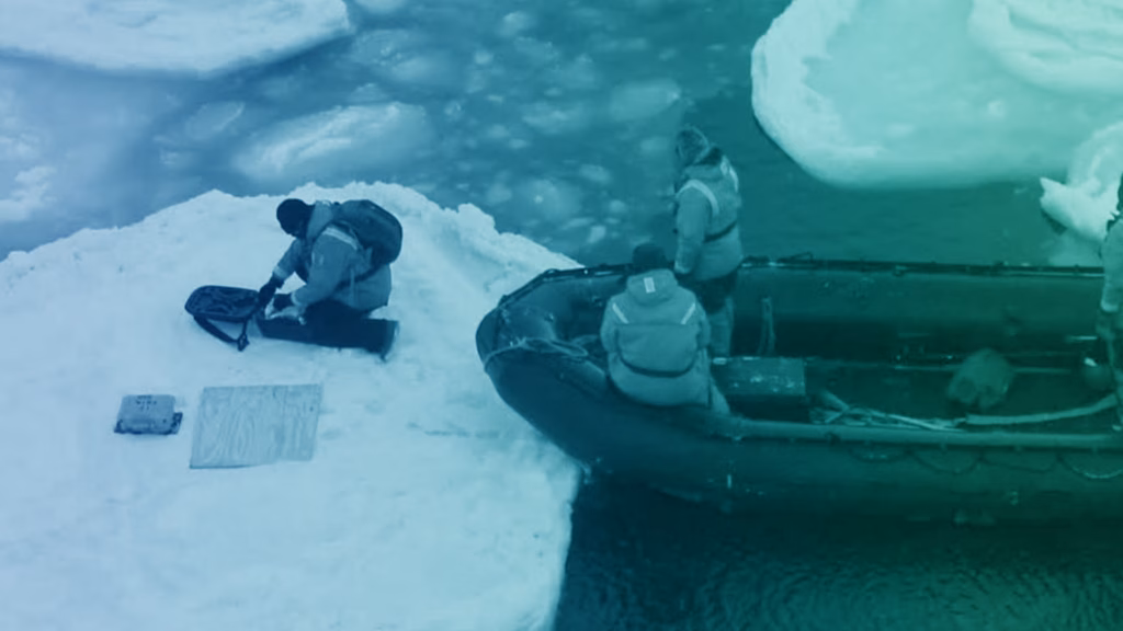 Image of WII5 being deployed